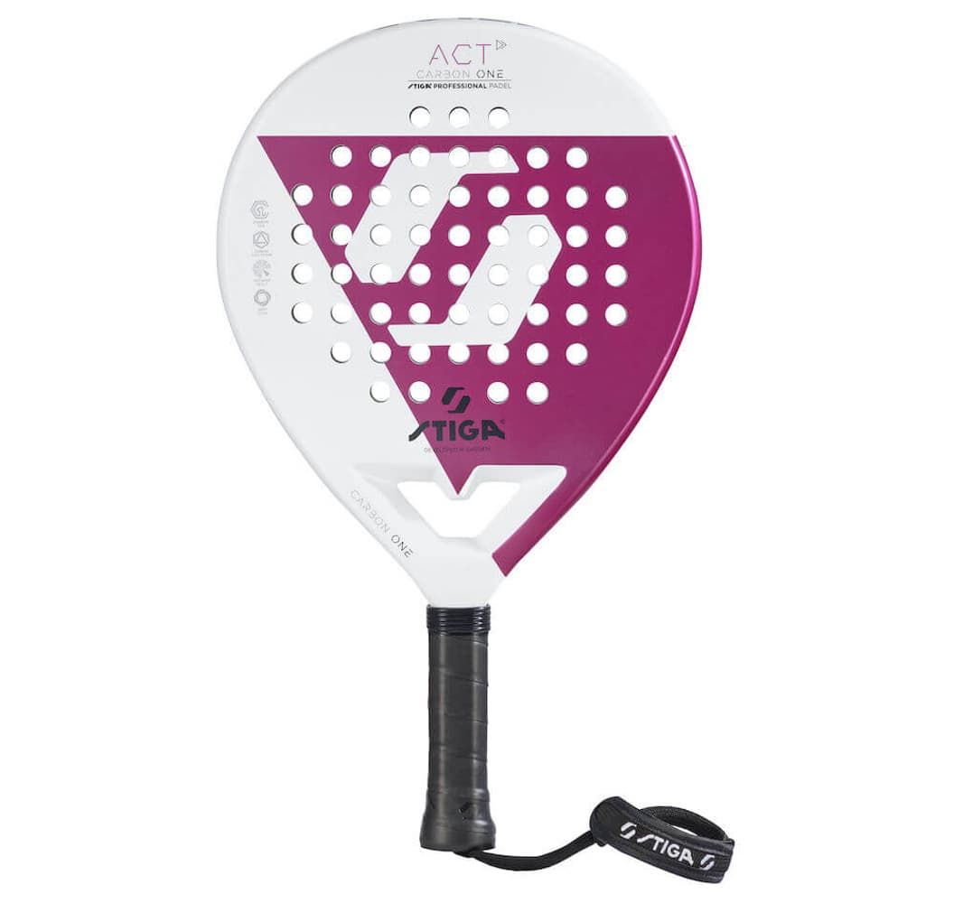 STIGA Padel Racket ACT - White/Purple
