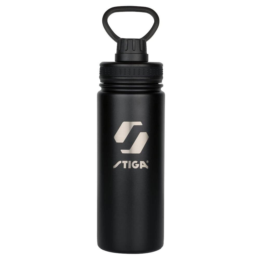 STIGA Water Bottle Steel Black - 550ML - 550ML