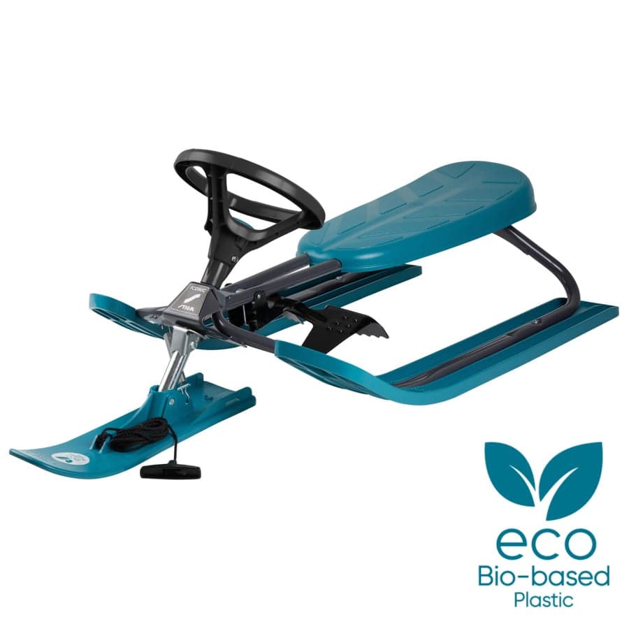 STIGA SNOWRACER® Iconic Bio Graphite Grey/Aqua - Grey/Aqua Bio