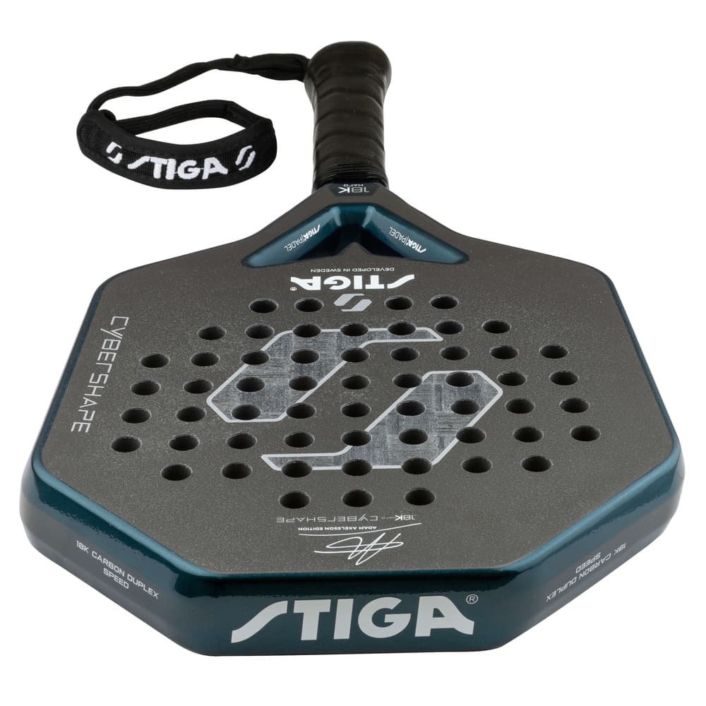 STIGA Padel Racket 18K Hard Adam Edt. CYBERSHAPE® - 18K H Adam Edt
