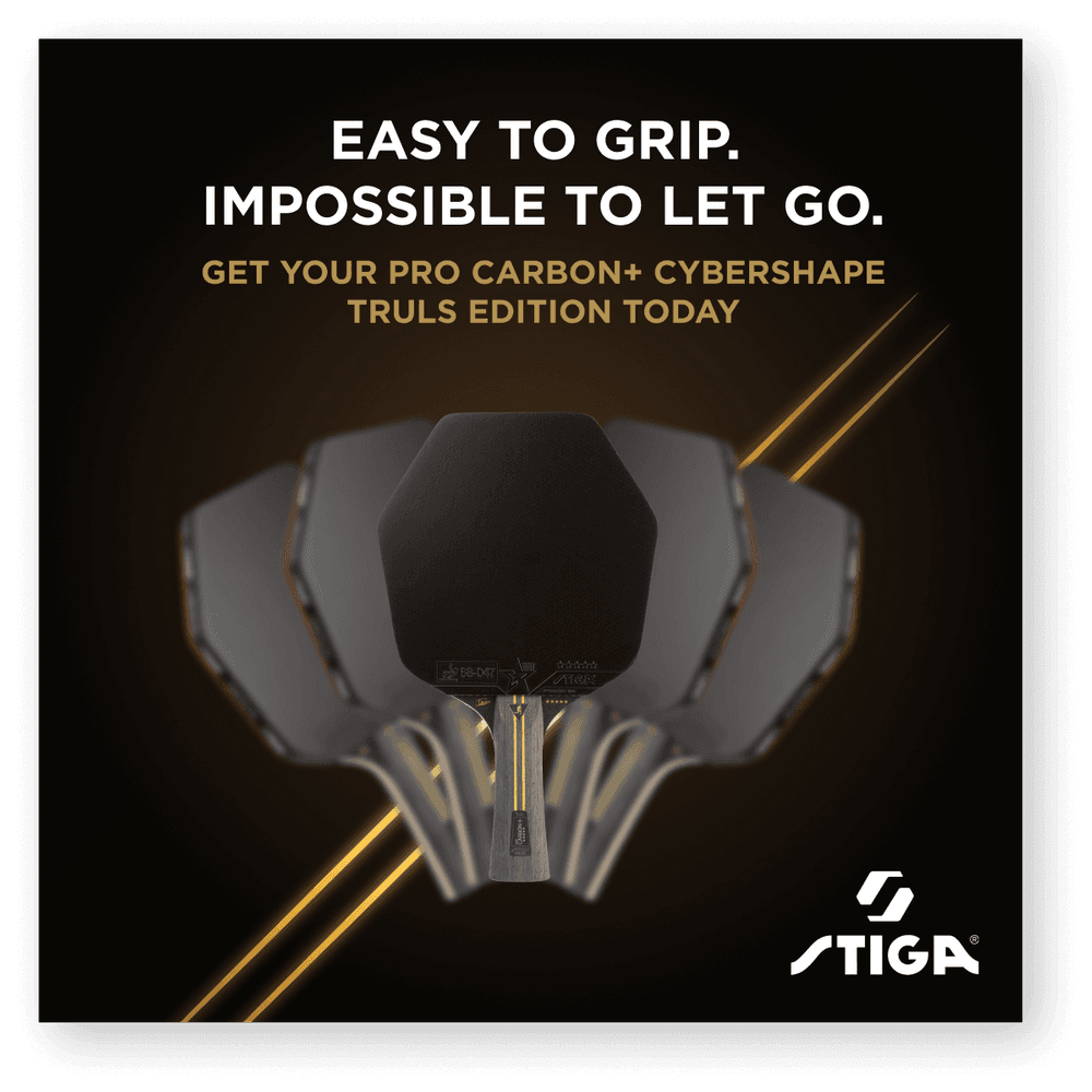 STIGA Bat Pro Carbon Plus CYBERSHAPE® Truls Edition - 5-Star - Truls Edition